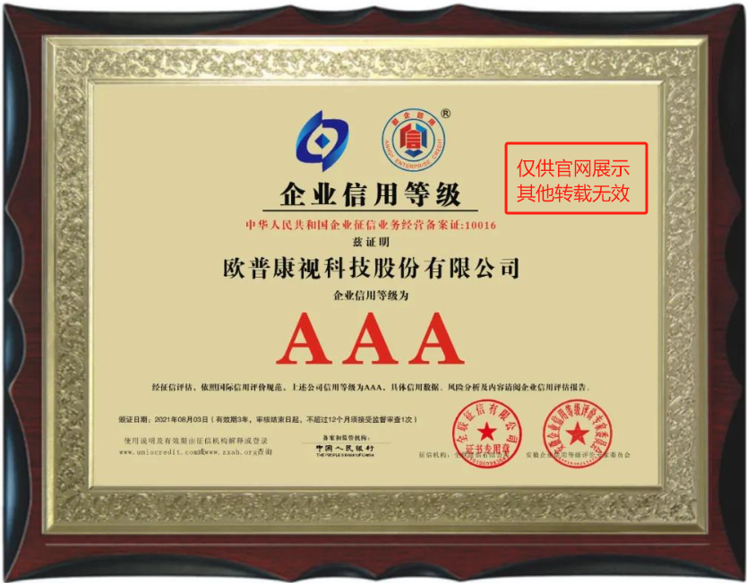企业信用品级